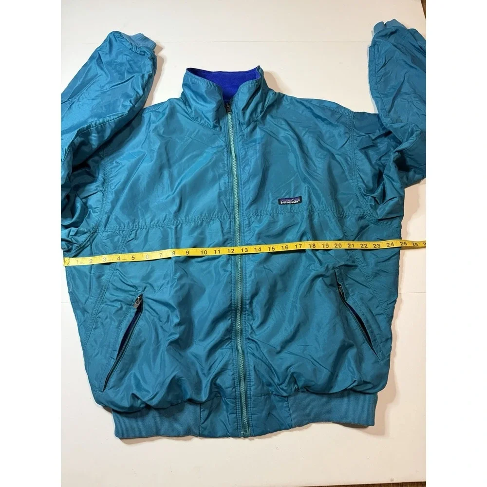 Vintage Patagonia Fleece Lined Bomber Jacket Size Large Full Zip USA Made